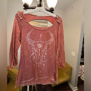 Western Graphic Top